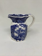 VTG Mason's Ironstone Vista England Jug Pitcher Blue 4,5”[A3-1-25]