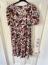 Women's Primark Floral Summer Dress Size 20 Used Good Condition