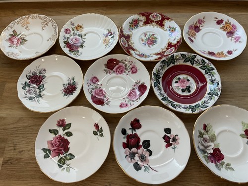 Vintage pretty mismatched - 10, x