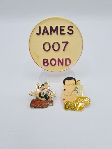 James bond 007 vintage - james, badges