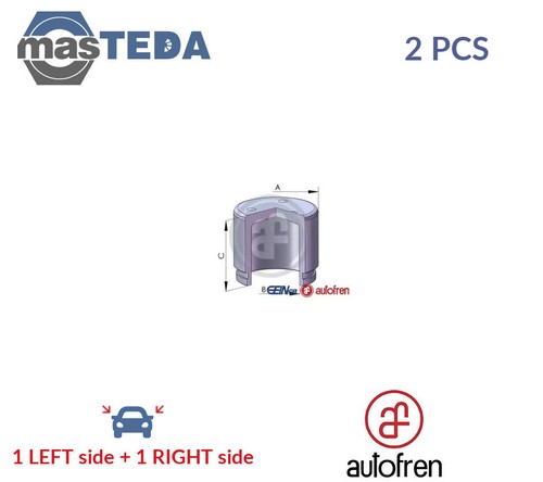 D025123 brake caliper piston - caliper,