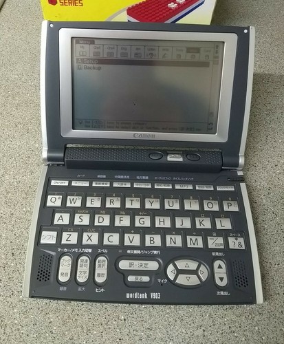 Canon wordtank v903 japanese - canon,