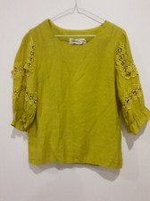 Liansongyi  Top  Womens  Size X Large  Short Sleeve  Small make  Embroidered