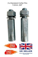 2 x Bicycle Bike Cycle Standard Cotter Pin 9.5mm 3/8" Raleigh Crank Chainwheel