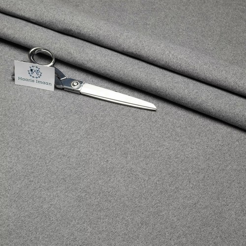 Grey wool effect upholstery - effect,