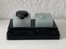 Art Deco Style Glass inkwell