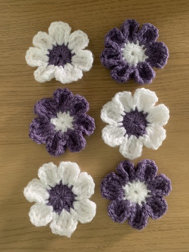 Handmade crochet flower - 6,