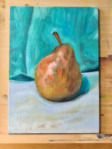 Original oil painting still - oil,