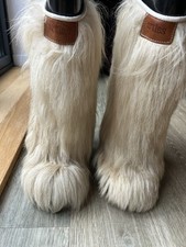 Vintage Apres Ski boots Ortles Goat Hair   Size 38
