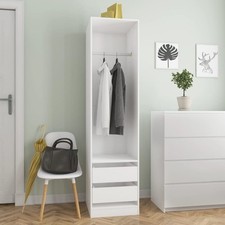 Wardrobe with Drawers White