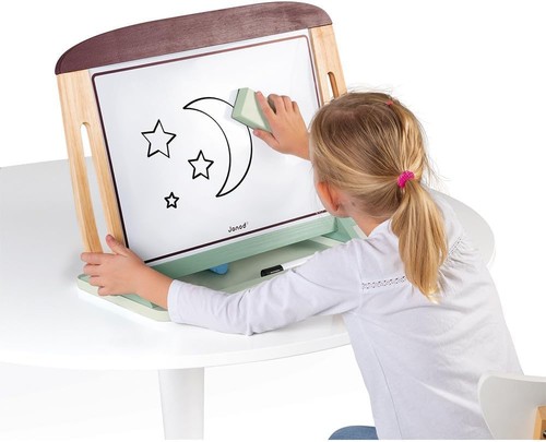 Wooden white blackboard - wooden,