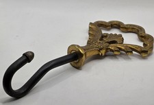 Vintage fireplace damper hook - fireplace,