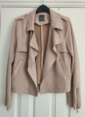 Faux suede dusty - faux, pink