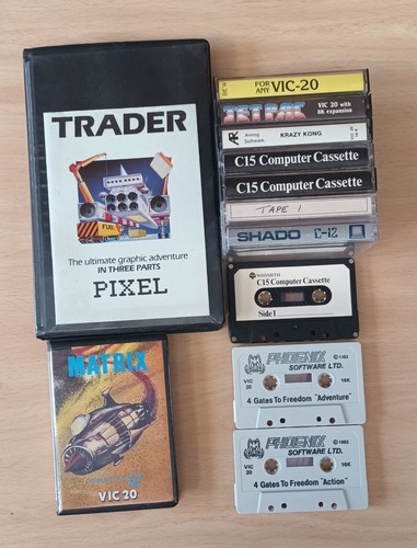 Commodore vic cassettes - vic-20,