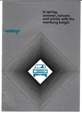 Wartburg Knight Mark 4 1972-73 UK Market Sales Brochure Saloon Estate 353