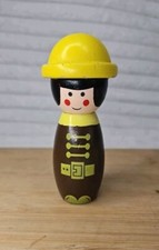 Peg Wooden Doll Lady With