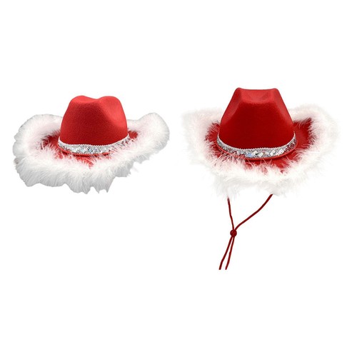Red cowgirl hat for women - hat,