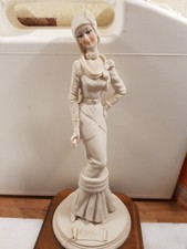 A. Belcari/Capodimonte  " Dear" Figurine 1985 Signed H11" X W5" Vgc