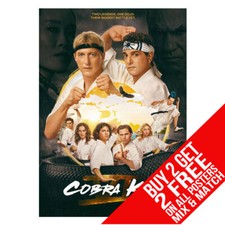 COBRA KAI KARATE KID POSTER ART PRINT A4 A3 SIZE BUY 2 GET ANY 2 FREE