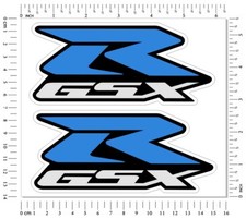 GSXR Suzuki 600 750 1000 Laminated Stickers Set Motorcycle Fairing Logo Decals