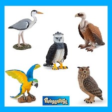 Papo / Schleich WILD BIRDS Toy Figures EAGLE OWL etc - choice of 32 with tags