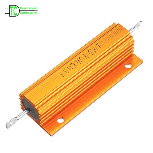 100w power resistors aluminium - 100w,