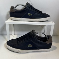 Lacoste Sport Fairlead 319 Trainers Mens UK Size 8 Navy Blue Leather 