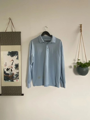 Pale blue golf shirt - ,