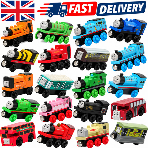 Wooden train set magnetic - train,