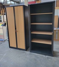 RONEO* Metal Tambour Cabinet - 4 X Shelf’s - 8 Available- Can DELIVER