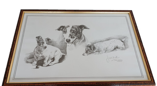 Framed art print - framed, study