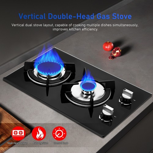 30cm gas cooktop black - gas,