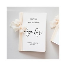 Will You Be My Page Boy Card