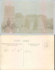 Slingsby Church Yorkshire England Real Photo RPPC