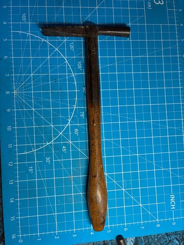 Vintage strapped tack hammer - tack,