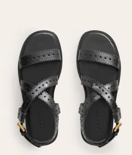 Boden cross flat leather - cross,