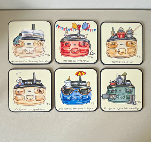 Set vintage unused mrs a - set,
