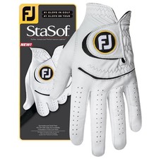 FootJoy Mens LEFT Hand StaSof Golf Glove Leather - Right Handed Player - Large
