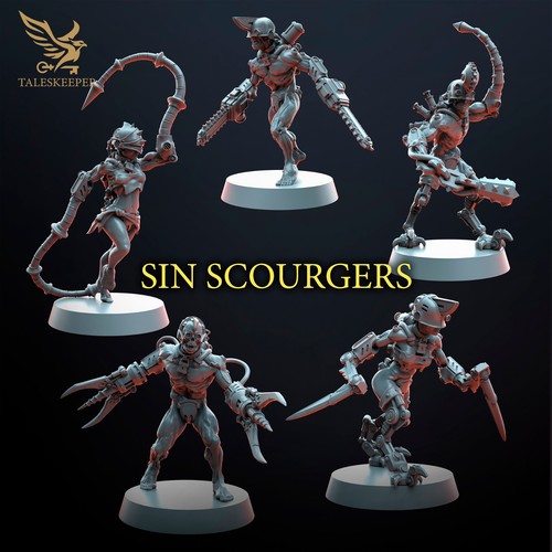 Sin scourgers 28mm wargaming - sin,