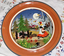 Little Red Riding Hood Colectable Wall Plate  Barbara Furstenhofer Schramberg
