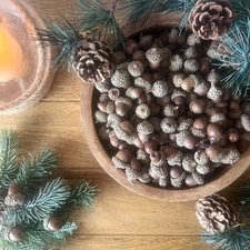 Natural Acorns Christmas