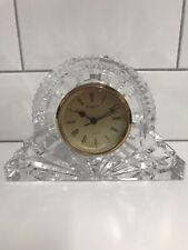 Waterford Wharton Mantel Crystal Clock
