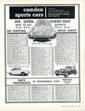 Jaguar 515 YYA Morgan NP 7020 Car History Camden Sports Cars 1967 A