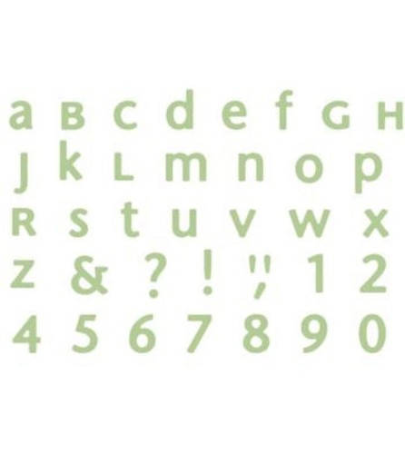 Quickutz metro alphabet die - quickutz,