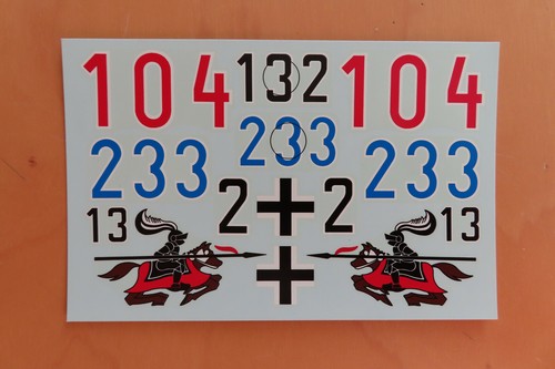 Tamiya decal king tiger - rc,