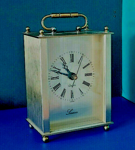Saxon carriage vintage - saxon, clock
