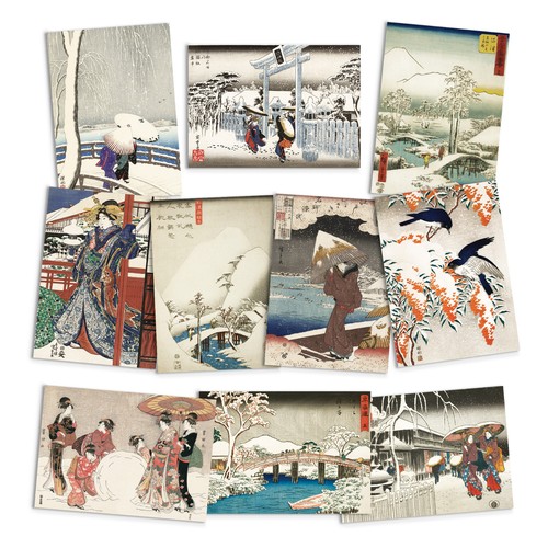 Japanese ukiyo art greeting - art,