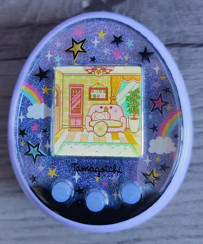 Tamagotchi magic purple - on,