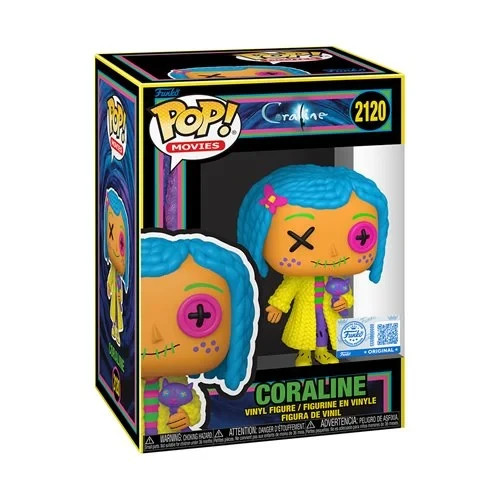 Coraline patchwork blacklight - coraline,