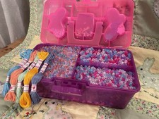 Crafting Box, Friendship Bracelet Making Set, Beads, Hama Beads! Charms, MIX